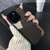 Coque de téléphone antichoc à motif vertical pour iPhone 18 17 16 15 14 13 12 11 Pro Max, protection de l'appareil photo, étui de protection pour téléphone portable