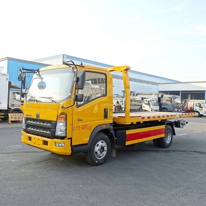 รถยกพ่วงพื้นเรียบ Sinotruk Howo 4X2 ใหม่เอี่ยม คุณภาพเชื่อถือได้ สำหรับการเคลื่อนย้ายยานยนต์ในอู่ซ่อมรถ - Product Image 1