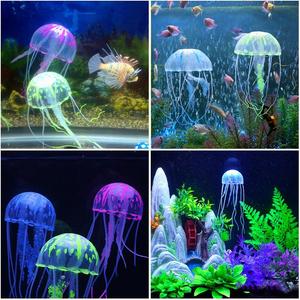 Décoration d'aquarium plante artificielle méduse nager effet lumineux aquariums accessoires sous-marin ornement lumineux paysage - Product Image 2
