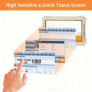 Imprimante jet d'encre TIJ en ligne avec écran couleur de 6,5 pouces, machine de codage automatique en ligne pour données variables, date d'expiration, <span class=keywords><strong>code</strong></span> <span class=keywords><strong>QR</strong></span> et séries - Product Image 5