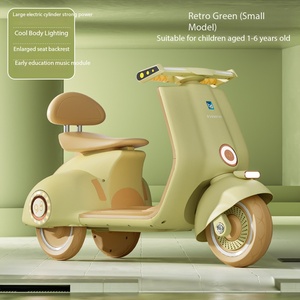 Tricycle électrique <span class=keywords><strong>en</strong></span> plastique pour enfants avec batterie 6V 4A et moteur 380, fonction éducative précoce - Product Image 5