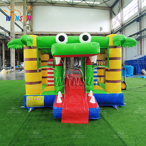 Trampolín Inflable Infantil WINSUN con Forma de Cocodrilo Pequeño para Interiores y Exteriores - Product Image 2