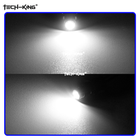 Ampoules LED TECH-KING à haute luminosité 2525 pour feux de signalisation automobile 12-60V T10, ampoules de positionnement, éclairage automobile