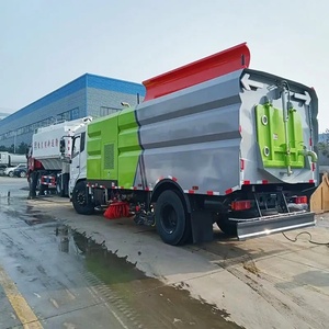 Camión barredor de carreteras DONGFENG 4x2 con función de quitanieves y limpieza de guardrails - Fabricante de vehículos barredores-lavadores - Product Image 4