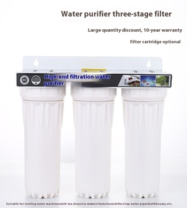 Máy lọc nước gia đình 3 cấp tùy chỉnh OEM với bộ lọc trước, chất liệu nhựa, lắp đặt dưới bồn rửa - Product Image 2