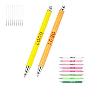 Regalos de Boda, Bolígrafos Retráctiles con Tinta Brillante de Color Brillante, Resina Epoxi Pre-Brillante, con Logotipo - Product Image 2