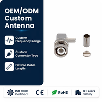 Connecteur de câble coaxial RF BNC à faible perte de signal, résistant à l'usure, longue durée de vie, OEM personnalisé disponible pour la communication sans fil