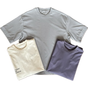 China Custom Solid Color Kurzarm T-<span class=keywords><strong>Shirt</strong></span> Frauen Loose Pure Cotton Sommer Halbarm Männer T-<span class=keywords><strong>Shirt</strong></span> - Product Image 3