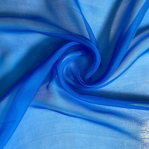 100% tissu en mousseline de soie pure multicolore véritable georgette de soie brute prix au mètre tissu en mousseline de soie pure française pour robe - Product Image 6