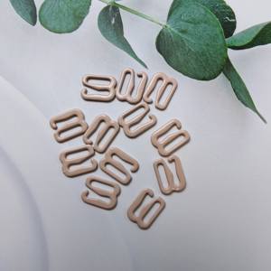 Vente en gros de clips de réglage de soutien-gorge de haute qualité, anneaux coulissants, style tendance, crochets de bretelles pour maillots de bain, bikini, matériau enduit de nylon - Product Image 5