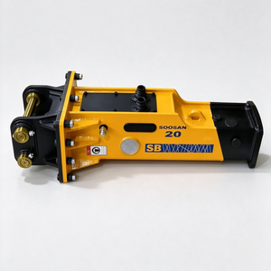 Marteau hydraulique SOOSAN SB20 de type boîte, brise-roche pour excavatrice, accessoire de démolition, haute qualité, fourni par l'usine - Product Image 1