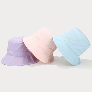 Chapeaux Bob en Cuir Brodés avec Étiquette Lettre pour Hommes et Femmes – Idéaux pour l'Été, les Sports de Plein Air, la Pêche, les Voyages et le Quotidien – Respirants - Product Image 3