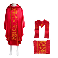 Vente chaude Adulte Moyen-Orient Arabe Chrétien Catholique Clergé Robes Cape Écologique Personnalisé Halloween Vêtements Costume
