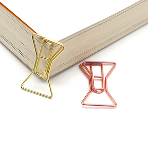 Clip regalo promozionali in metallo Premium con graffetta a forma di papillon d'oro di alta qualità - Product Image 2