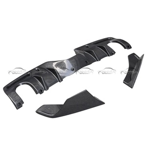 Carbon Fiber Rear Diffuser Bumper <b>Lip</b> Fins Spoiler Winglet <b>Splitters</b> for Toyota Supra GR A90 A91 MK5 2020+ - Product Image 4