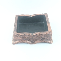 Jardinière de livre en cuivre de Pots de ciment ronds de conception classique pour la production de pépinière de fleurs d'ingénierie végétale