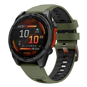 <span class=keywords><strong>Garmin</strong></span> <span class=keywords><strong>Fenix</strong></span> 8 47mm/<span class=keywords><strong>7s</strong></span> Pro/6S Pro/Plus Quickfit 22mm 26mm correa de silicona ajustable goma Easyfit Smart Watch pulsera - Product Image 1