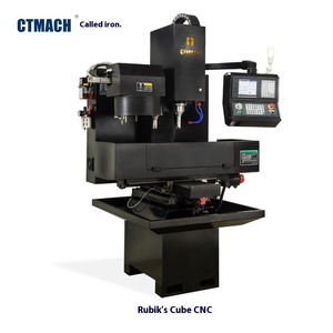 Fresadora CNC vertical pequeña, de 3 ejes vertical <span class=keywords><strong>precio</strong></span> bajo, nuevo engranaje de Motor BT30, Cubo de <span class=keywords><strong>Rubik</strong></span> ligero - Product Image 4