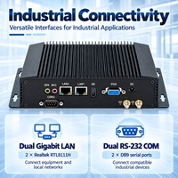 Intel Core I3 Fanless Industrial Mini PC dengan RAM DDR4 dan Dual LAN untuk Pemantauan Lini Perakitan Otomotif Tersedia di Stok