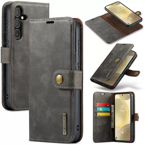 เคสโทรศัพท์หนังแบบพับได้ แม่เหล็กดูดติด ถอดออกได้ ชุบเคลือบหรูหรา สำหรับ S25 S24 S23 Ultra S22 S21 S20 S10 S9 Plus - Product Image 5