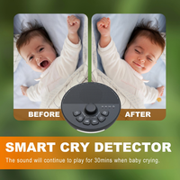 Mesin White Noise All-in-One Baru dari IBN Desain Gaya Amerika Modern Baterai Isi Ulang 1200mAh Fungsi Memori 30 Suara Alam