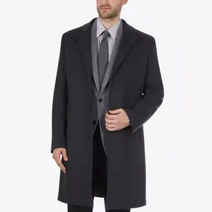 Fornitore professionale cappotto Casual personalizzato miscele semplici lana elegante Street Style maschile Trench Peacoat Jacket Men