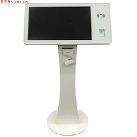 Layar Digital Signage Android Pintar 21,5 Inci Horizontal untuk Komersial, Kios Layar Sentuh Interaktif dengan Panel LCD LG dan SDK