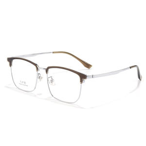 Monture de lunettes rectangulaire Ti-P 3306 pour hommes, monture intégrale, verres en résine antidérapants, origine Danyang - Product Image 4