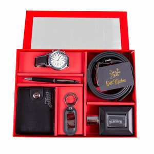 Set de Regalo de Lujo para Hombre: Reloj de Moda, Cartera, Llavero y Perfume, Regalos para el Día del Padre, San Valentín, Cumpleaños, Caja de Regalo - Product Image 4