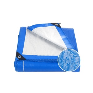 Bâche imperméable en PE bleu et blanc de Thaïlande, importée - Product Image 1