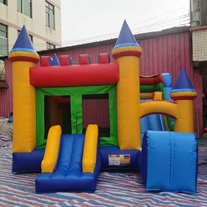 Château gonflable <span class=keywords><strong>pour</strong></span> enfants, aire <span class=keywords><strong>de</strong></span> <span class=keywords><strong>jeux</strong></span> extérieure, grande zone <span class=keywords><strong>de</strong></span> saut, fête d'<span class=keywords><strong>anniversaire</strong></span>, événements d'équipe, jeu amusant unisexe avec souffleur - Product Image 1
