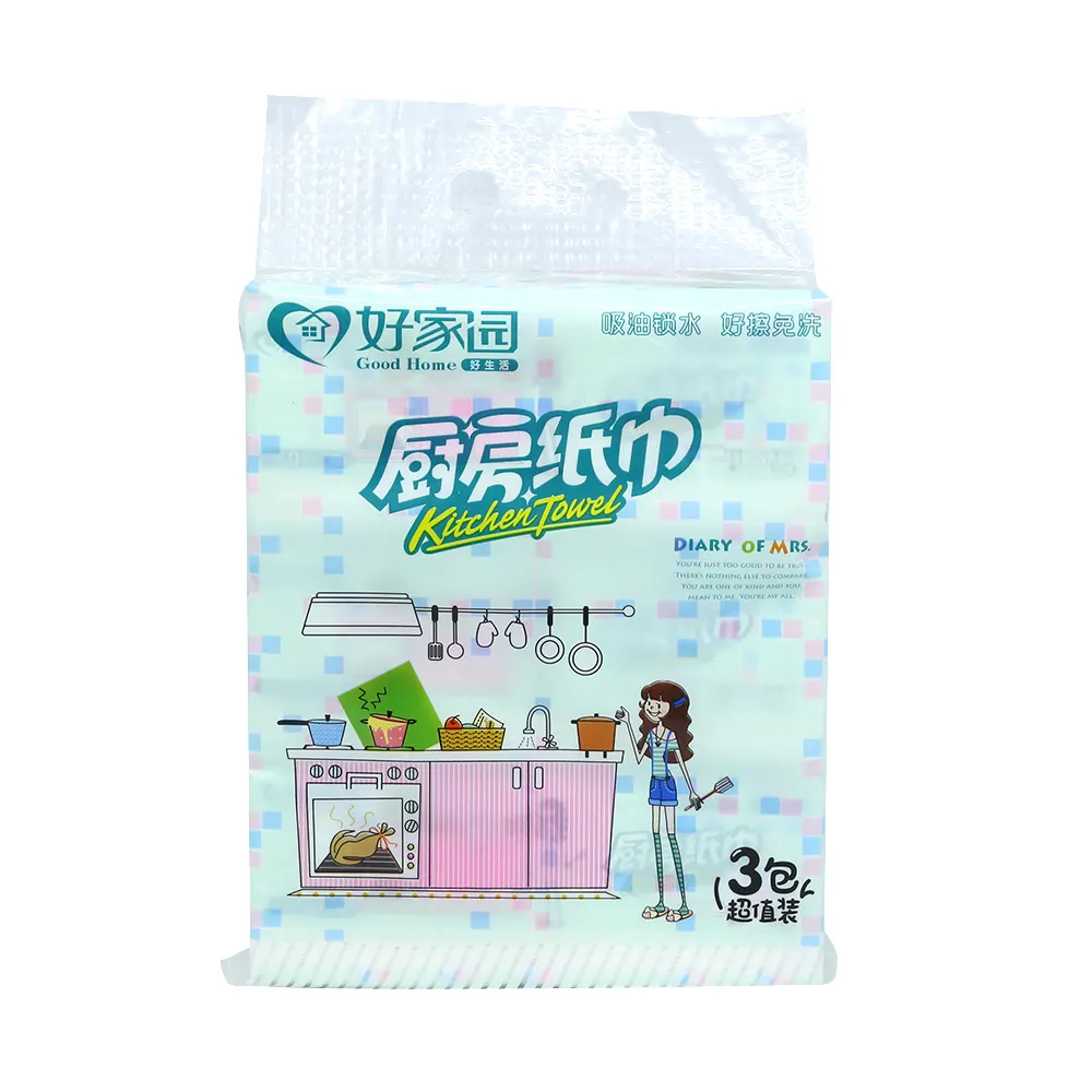 Rolo De Toalha De Cozinha Qingshan E TAD Alta Qualidade 2ply V Fold TAD Toalha De Papel Toalha De Cozinha