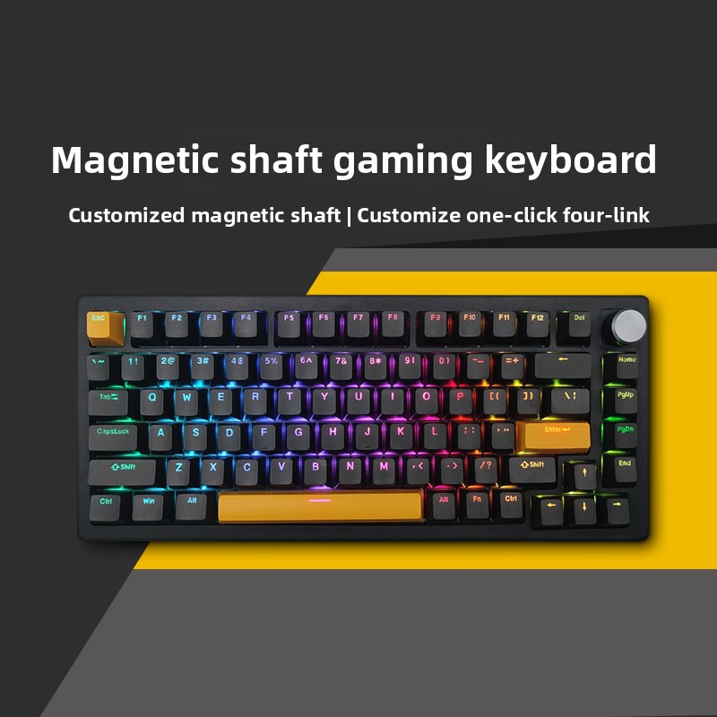 PBT keycaps สีดำ