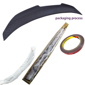 สปอยเลอร์หลังคาร์บอนไฟเบอร์ทรงรังผึ้งแบบ PSM สำหรับรถซีรีย์ 3 F30/M3 F80 รุ่นซีดาน ปี 2011-2019 - Product Image 6