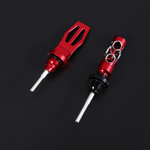Jauge de niveau d'huile universelle en aluminium CNC creux pour modification de moto, compatible avec les scooters GY6 - Product Image 3