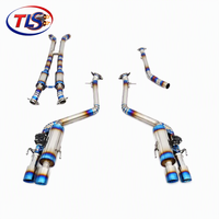Système d'échappement Catback en acier inoxydable poli miroir de 1,5 mm TLS Car Performance pour Lexus RC200T RC300T 2.0T