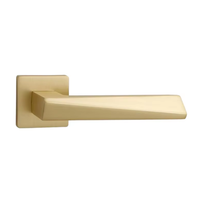 Poignée de porte de douche simple face LCKLUX moderne, noir mat, alliage de zinc, élégante et durable pour appartement