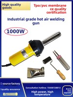 Pistolet de soudage à air chaud pour plastique TPO/PVC 3000W certifié CE 110V, machine à souder les bâches et membranes imperméables