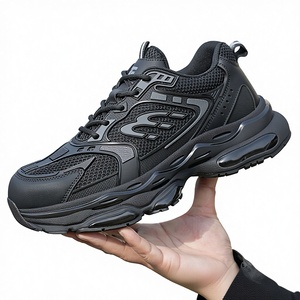 New Fashion Black Anti-smash and Stab Labor <b>Shoes</b> Breathable Mesh+KPU Upper Steel Toe <b>Comfort</b> Industrial Safety <b>Work</b> <b>Shoes</b> Men - Product Image 1