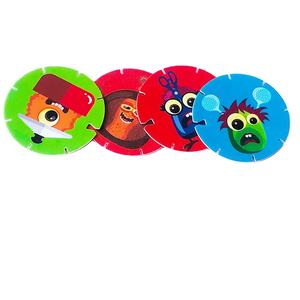 Custom OEM eco amigable de dibujos animados de plástico <span class=keywords><strong>tazos</strong></span> tarjeta - Product Image 1