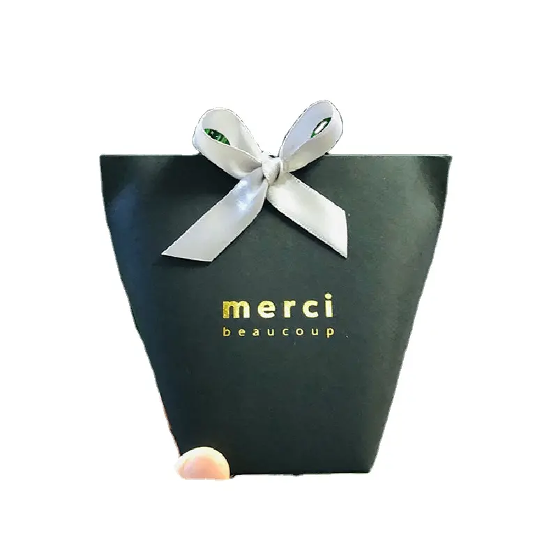Neue Design-Papier boxen Merci Candy Chocolate Packaging Boutique-Geschenk box für Hochzeits bevorzugungen für Baby party und Hochzeit