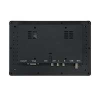 Monitor Industrial de Pantalla Ancha de 8 Pulgadas 1280*720, Pantalla Táctil Capacitiva Resistente al Agua para Exteriores, LCD HD VGA BNC