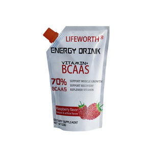 LIFEWORTH Marque privée BCAA Boisson énergisante Après l'entraînement Sans sucre Vitamines B12 à la fois Certifiées ISO - Product Image 2