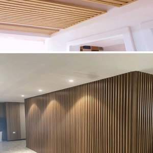 Panel de Pared WPC para Interiores, Popular en 2026, Fácil de Instalar, con Acabado de Madera, Tablero Decorativo para Pared Interior de 16 cm, Nuevo Material de Construcción - Product Image 5