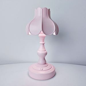 Современная настольная <span class=keywords><strong>LED</strong></span>-лампа на аккумуляторе в стиле минимализм с сенсорным управлением, теплый белый свет, для офисов и чтения студентам, прочный пластик - Product Image 5