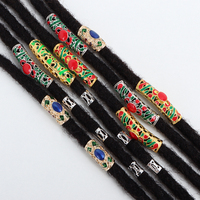 Perles pour Dreadlocks Tresses Accessoires de Coiffure Décoration Pinces et Anneaux Cheveux Dreadlocks Locs