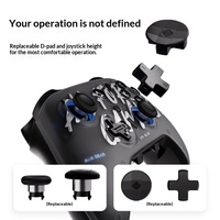 Controlador de Juego ATK Tomahawk Tri-Modo 2.4G/ Joysticks de Efecto Hall Ajustables con Frecuencia de Sondeo de 1000Hz para PC y Android