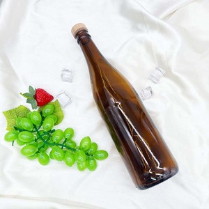 Bouteilles en verre vides ambrées de 650ml Champagne Bouteilles de vin en verre Vin Rouge Bouteilles de <span class=keywords><strong>Bordeaux</strong></span> Vente en gros - Product Image 5