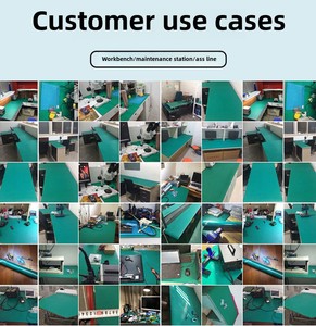 工業用クリーンルーム帯電防止ゴム<span class=keywords><strong>Esd</strong></span>テーブルマット<span class=keywords><strong>ESD</strong></span>帯電防止ゴムマット1.2m x 10m - Product Image 5