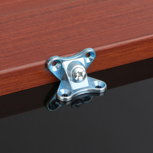 Connecteur d'angle en alliage de zinc épaissi en forme de papillon pour support de meuble de placard XS-BT035 - Product Image 1